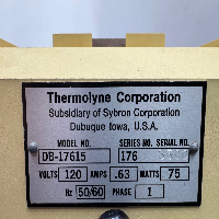 Sybron-Thermolyne Dri-Batch Single Block Heaters Model DB-17615 image 3